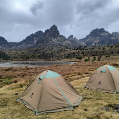 Camping vs. Hut Accommodations
