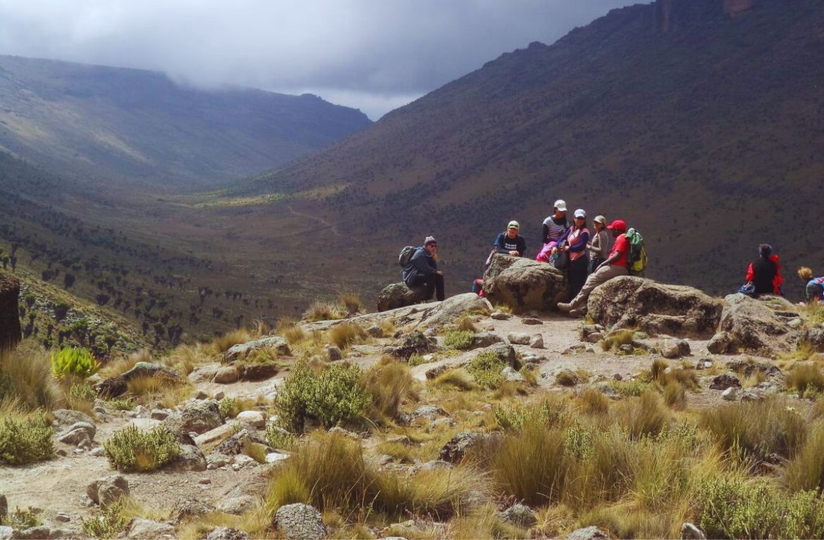 The Narumoru Route - Climb up Mount Kenya