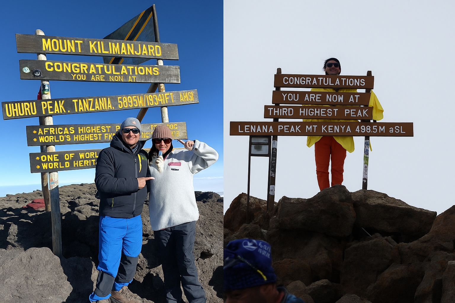 Mount Kenya and Kilimanjaro